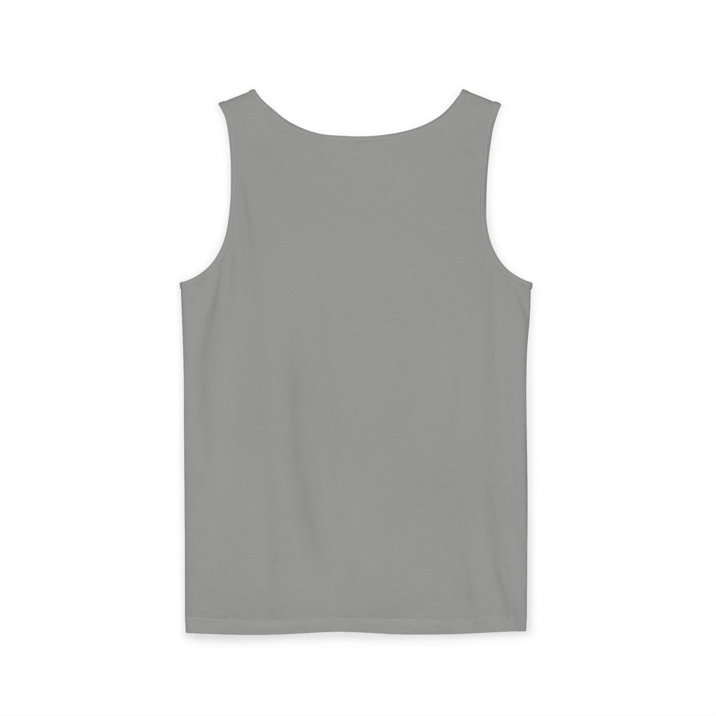 Strong Nerdy White Text Tank Top — Geek Strength Graphic Tank