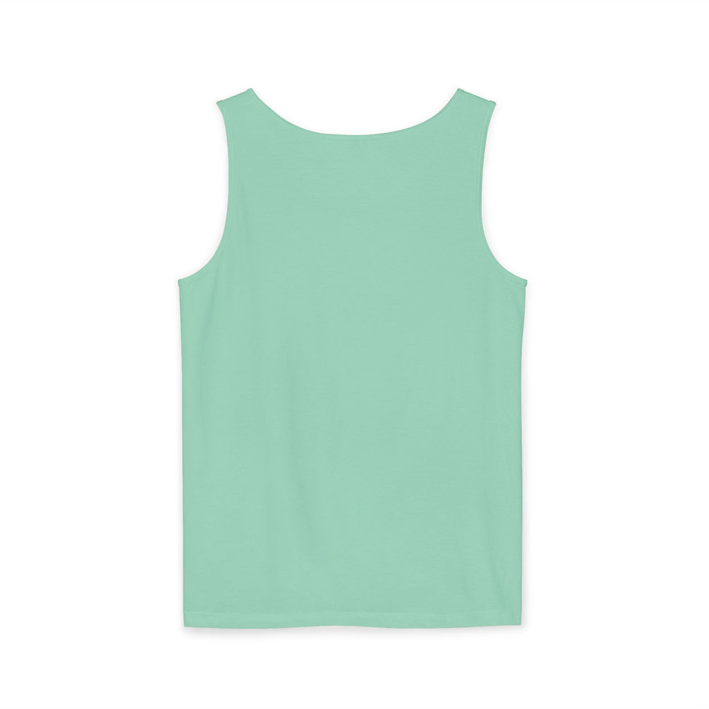 Strong Nerdy White Text Tank Top — Geek Strength Graphic Tank