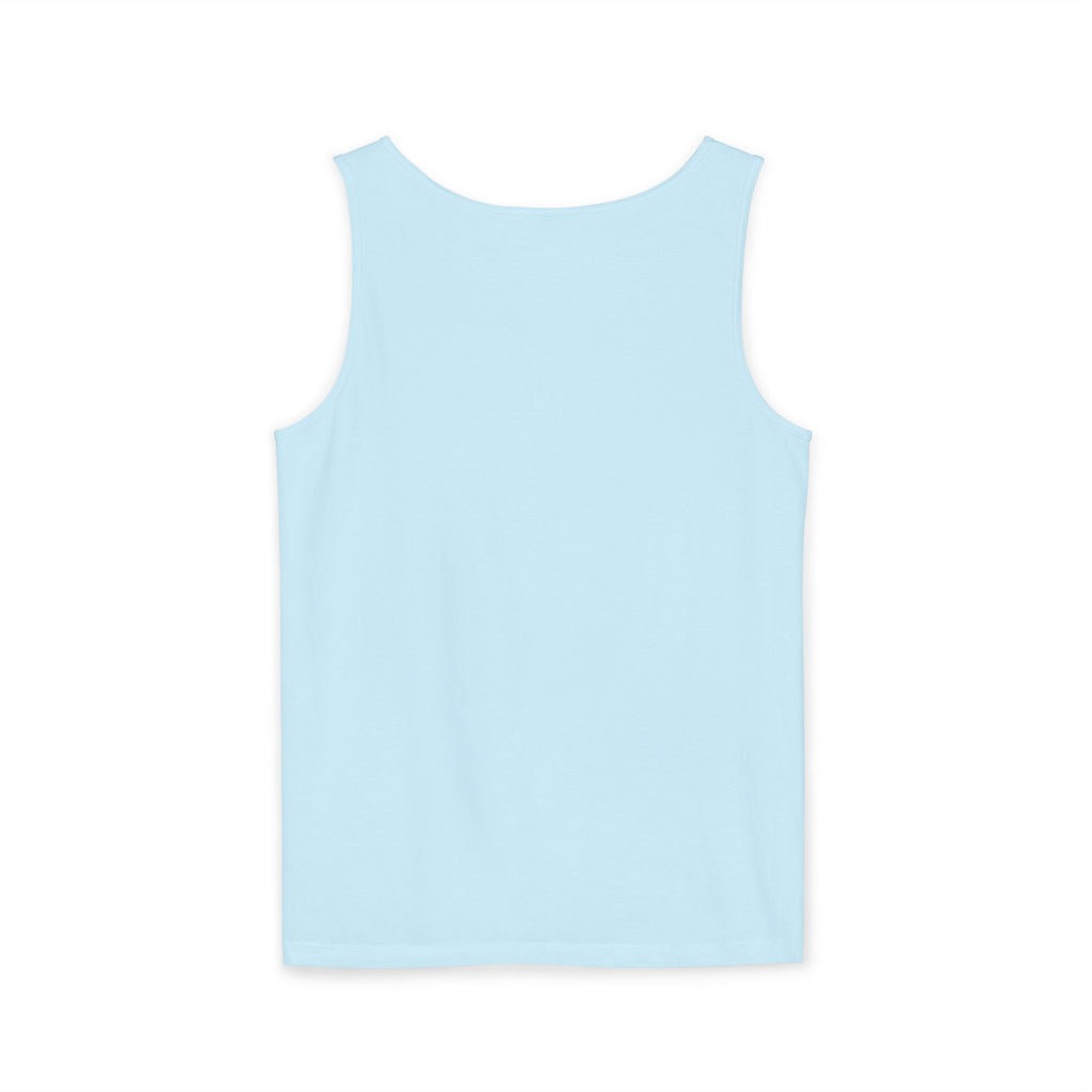 Strong Nerdy White Text Tank Top — Geek Strength Graphic Tank