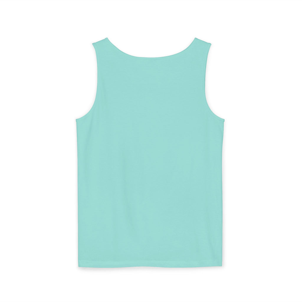 Strong Nerdy White Text Tank Top — Geek Strength Graphic Tank