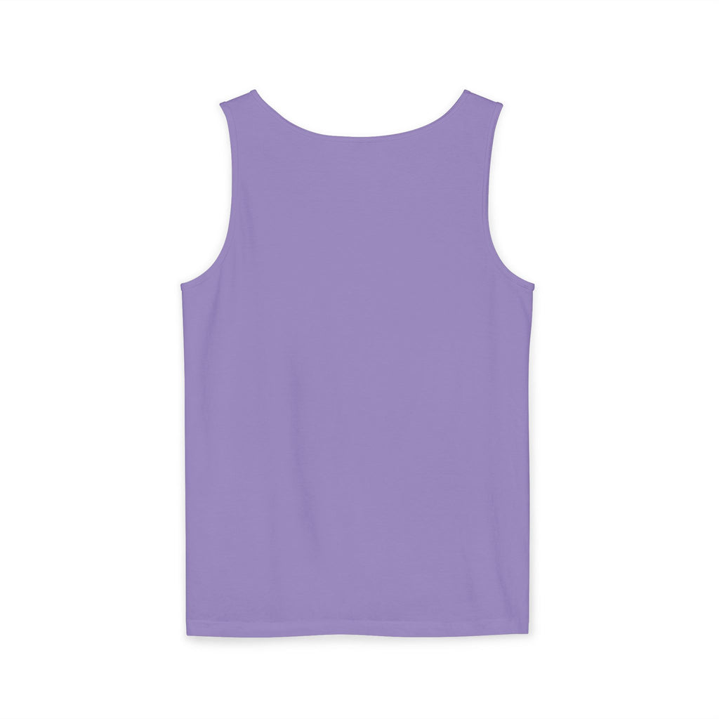 Strong Nerdy White Text Tank Top — Geek Strength Graphic Tank