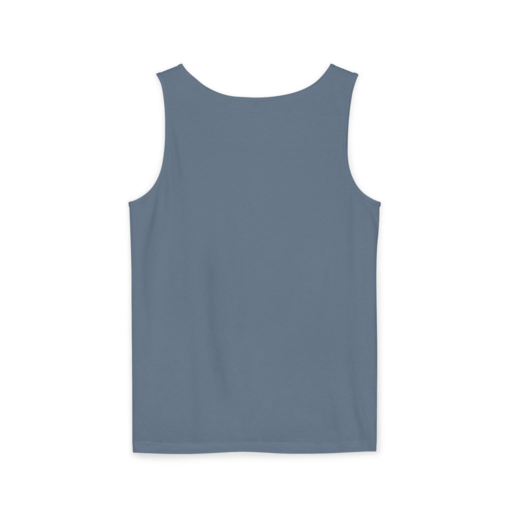 Strong Nerdy White Text Tank Top — Geek Strength Graphic Tank