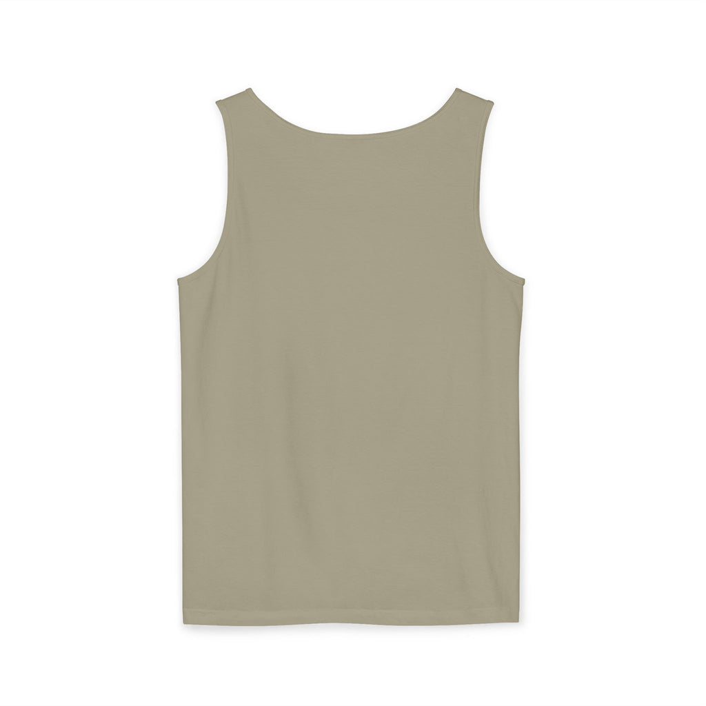 Strong Nerdy White Text Tank Top — Geek Strength Graphic Tank